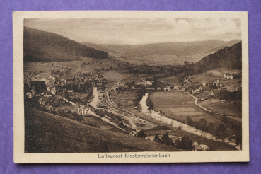 Ansichtskarte AK Klosterreichenbach 1927 Luftkurort Bahnhof